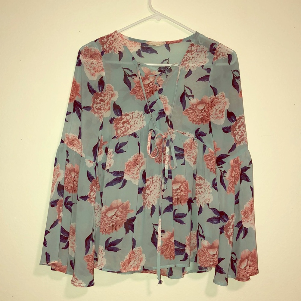 70s style blouse